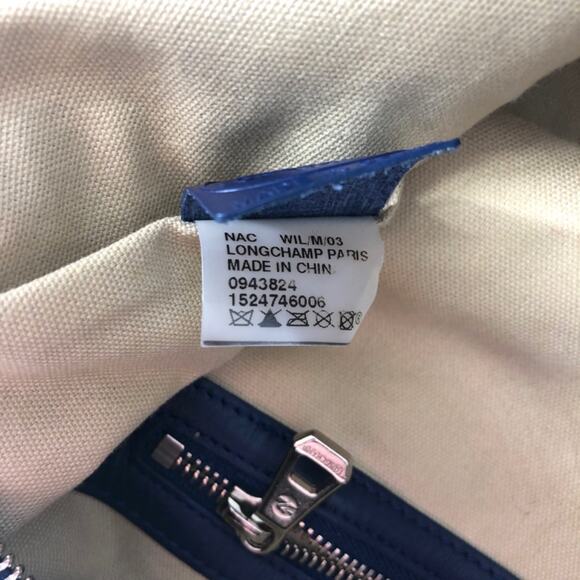 Longchamp Lm Cuir Lagoon Zipper Tote Shoulder Bag - Picture 12 of 13